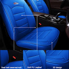 5 Seats Car Pu Leather Seat Cover Set