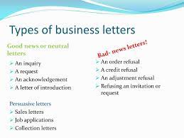 ppt writing business letters