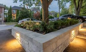 Complete Custom Retaining Wall With