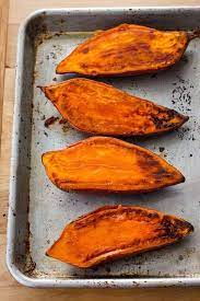 quick baked sweet potatoes without the