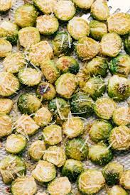 garlic parmesan rosted brussels sprouts