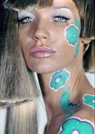 hippie makeup frisur tutorial 60er