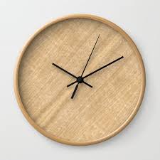 White Oak Wood Wall Clock By Matt