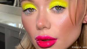 bold eye makeup with bold lips