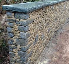 dry stone wall stone walls garden