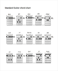 13 Guitar Chord Chart Templates Freesample Example