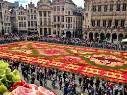 flower carpet festival in brussels