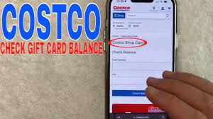 how to check costco gift card balance