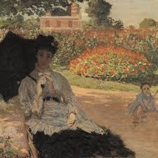 lady in the garden sainte adresse 1867