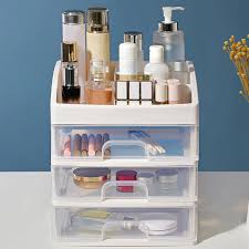 acrylic cosmetics organizer 3 drawers