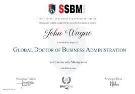 global doctor of business