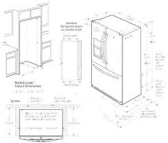 Sub Zero Refrigerator Dimensions Bloxtrade Co