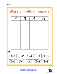 ways to make a number worksheets 15