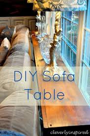 Diy Sofa Table