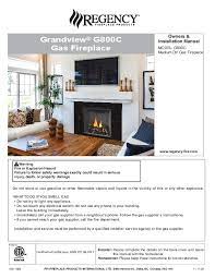 G800c Grandview Gas Fireplace