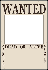 Wanted Poster Template Free Printable X Western Download Black And