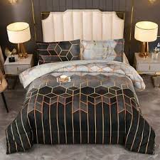 yearning bed comforter queen set black