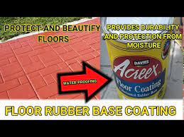 acreex rubber base floor coat