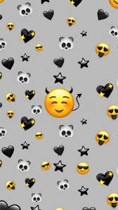19 dark emoji wallpapers