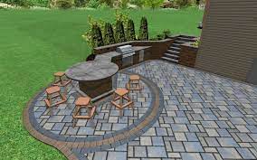 3d Design Outdoor Kitchen And Raised