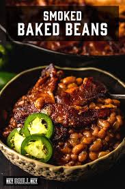 smoked baked beans with brown sugar and