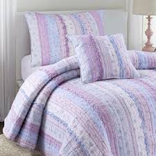 blue cotton king quilt bedding set