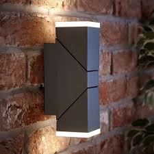 led square up down modern anthracite