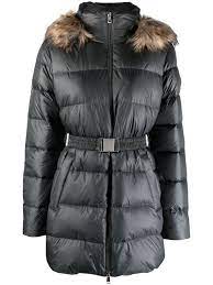 Belted Padded Quilted Coat