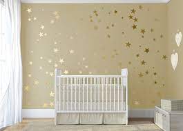 Star Wall Stickers Gold Wall Decal Gold