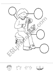 You can also mention that shoulders are important because allow us to move our arms in many directions, while knees and toes allow us to walk and keep our balance while doing it. Head Shoulders Knees And Toes Worksheet Color Worksheets For Preschool Head Shoulders Color Worksheets