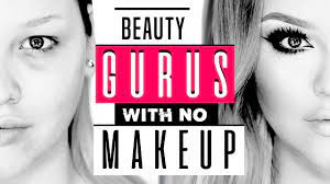 20 you beauty gurus with no makeup