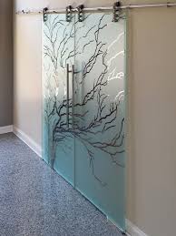 Etched Sliding Glass Doors Dividers