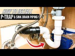 P Trap And Bathroom Sink Drain Piping