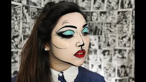 glam pop art makeup tutorial for women