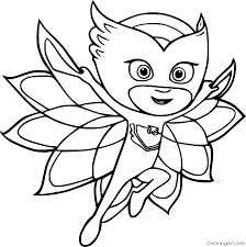 Pajama hero amaya is owlette from pj masks coloring page from pj masks category. Pj Masks Coloring Pages Coloringall