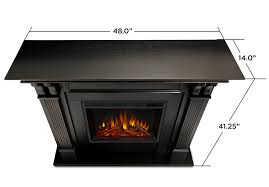 48 Ashley Black Electric Fireplace