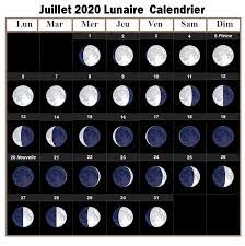 Pleine Lune Calendrier - Imprimable Calendrier Lunaire Juillet 2020 Rustica PDF | Calendrier 2022