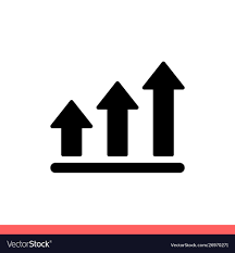 Growth Bar Chart Icon For Web Or Mobile App
