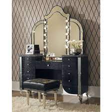 mirror black iguana aico furniture