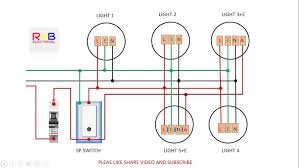 How to install a single tube light with electromagnetic ballast. Emergency Light Switch Wiring Diagram Youtube