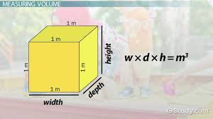 cubic meter definition formula