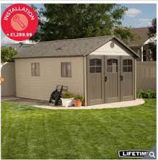 In this video i take this 7.5' x 8' lifetime storage shed out of the box and begin to put it together. Shed Deals Cheap Price Best Sales In Uk Hotukdeals