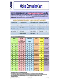 Opioid Conversion Chart 4 Free Templates In Pdf Word