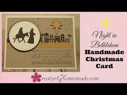 Christian greeting cards and gifts. Beautiful Night In Bethlehem Handmade Christmas Cards Religious Youtube