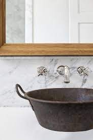 Galvanized Metal Bathroom Sink Design Ideas