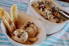 Our quick & easy recipe is made using an automatic cuisinart ice cream & gelato maker. Chocolate Chip Caramel Banana Nut Ice Cream Recipe
