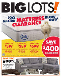 The featured category includes queen mattresses, twin mattresses, full. Big Lots Flyer 09 14 2019 09 21 2019 Page 1 Weekly Ads
