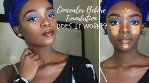 concealer before foundation beauty