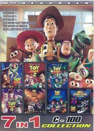 dvd english cartoon toy story 7 in 1
