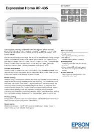 Epson software updater installs additional software. Expression Home Xp 435 Manualzz